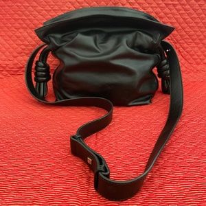 Loewe Flamenco Knot Bucket Bag black